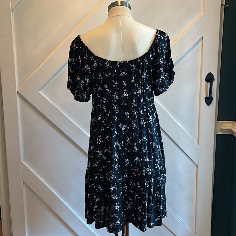 WILD FABLE DITSY FLORAL TIERED BABY DOLL DRESS SIZE Large - Picture 6 of 6